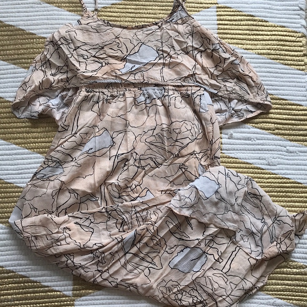 BCBGeneration High-low Print Dress